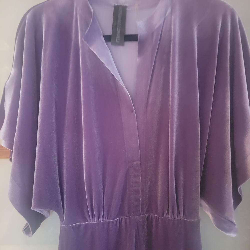 Norma Kamali Purple Maxi Dress - Picture 4 of 4